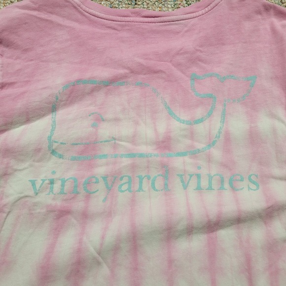 Vineyard Vines Shirt Men Medium Colorful Tie Dye Pullover Long Sleeve Whale Logo - Picture 15 of 16